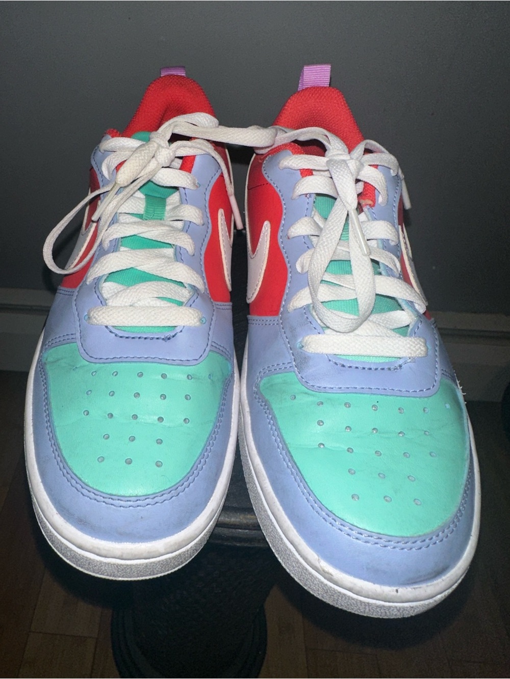 Kids Colorblock Lace-Up Sneakers - Multi